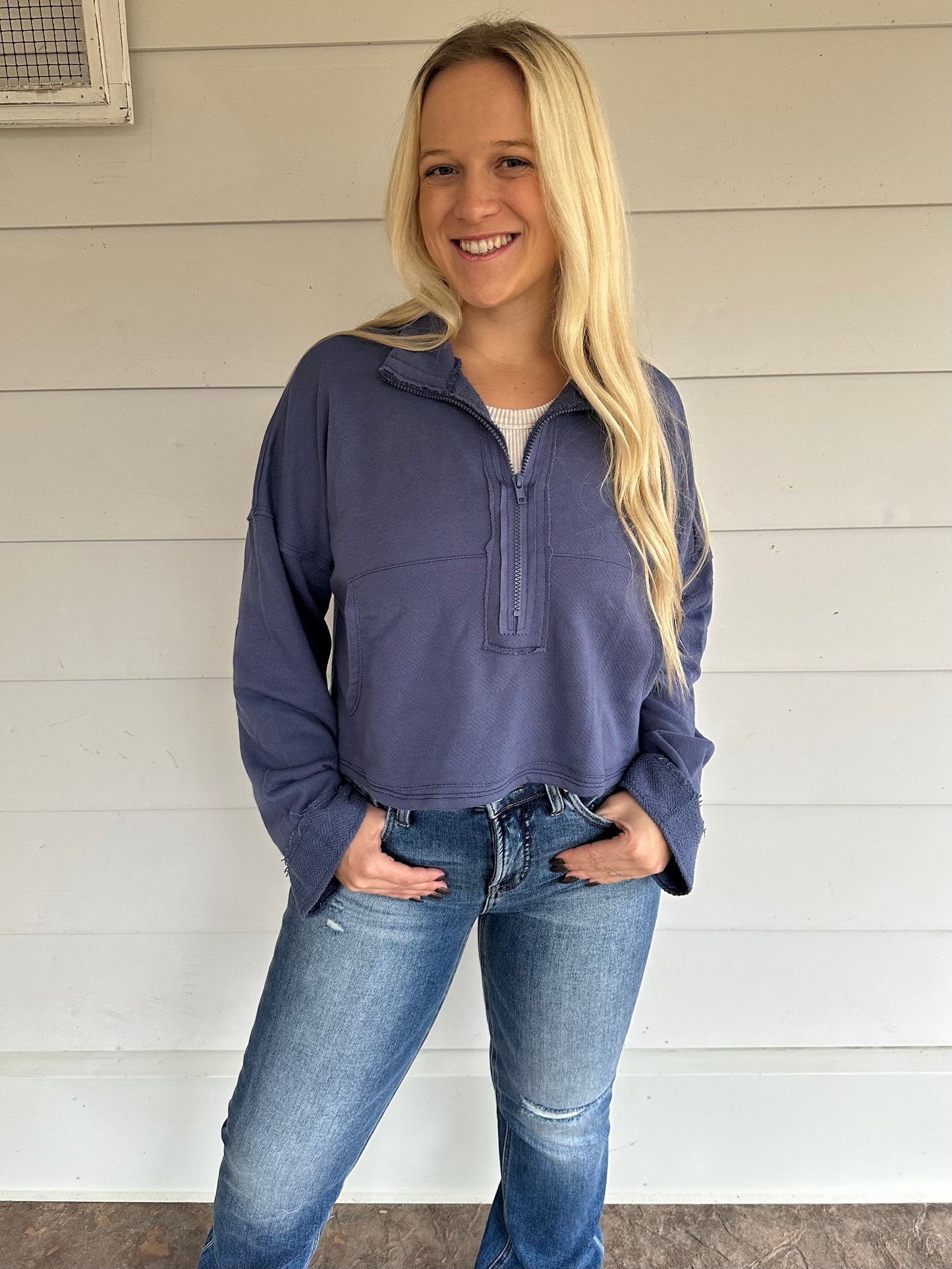 Maci Pullover -Navy