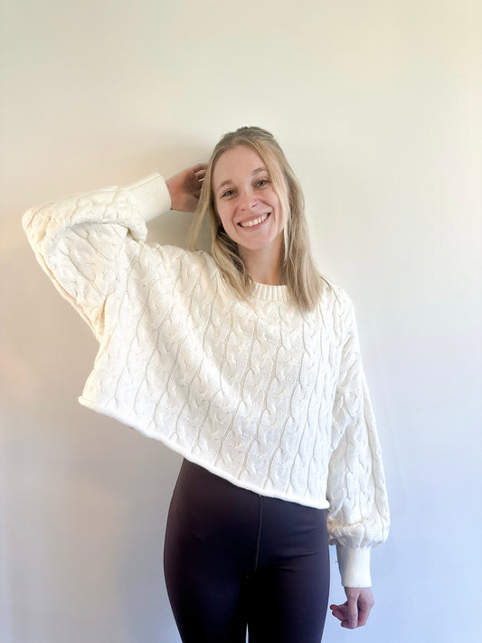Gretchen Twisted Cable Sweater