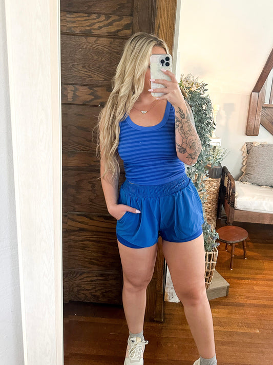 Breeze Flutter Lined Shorts - Royal Blue