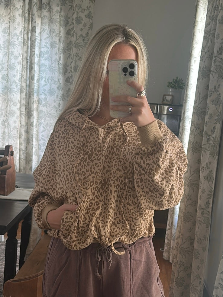Lizzie Leopard Hoodie