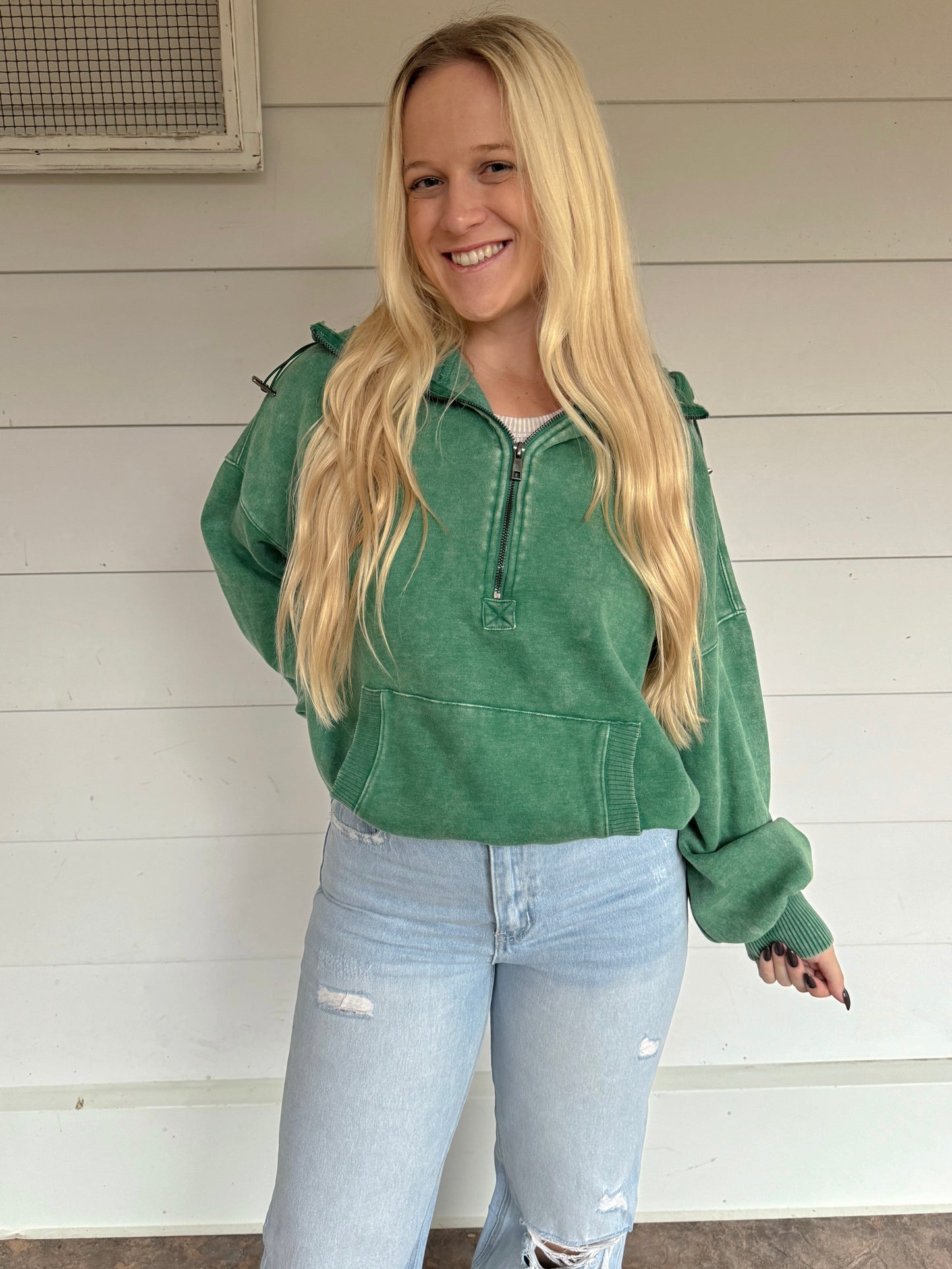 Avery Hoodie -Forest