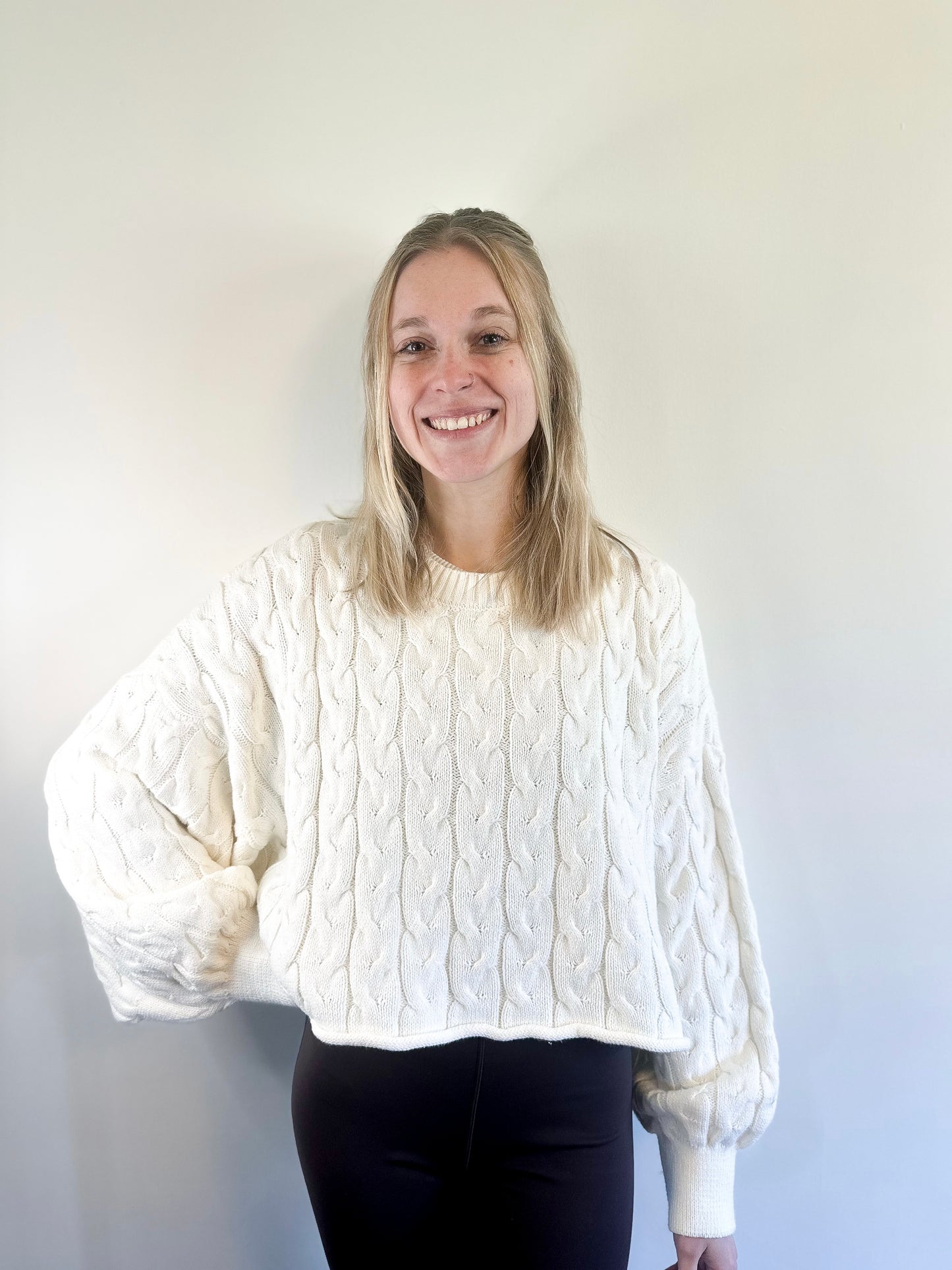 Gretchen Twisted Cable Sweater