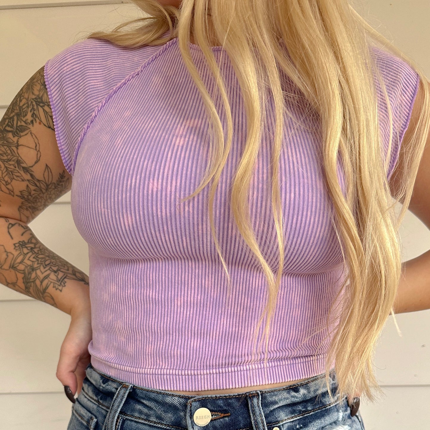 Morgan Ribbed Seamless Top