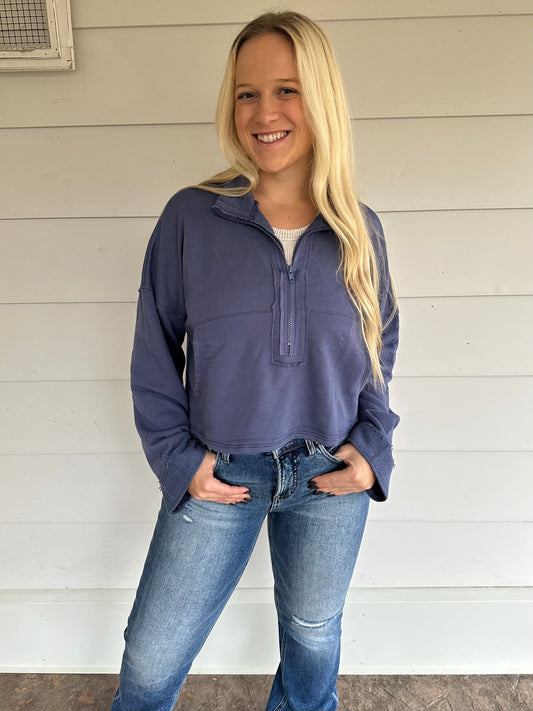 Maci Pullover -Navy