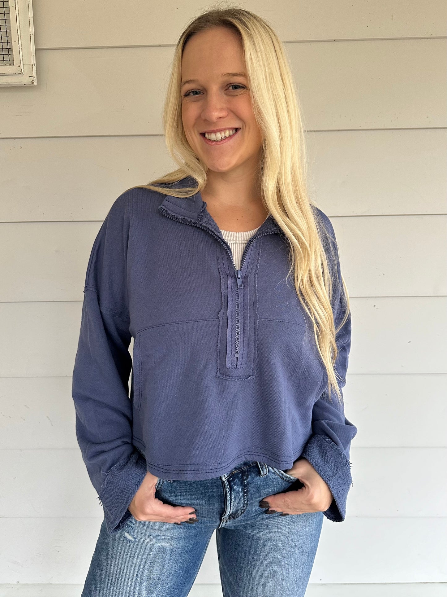 Maci Pullover -Navy