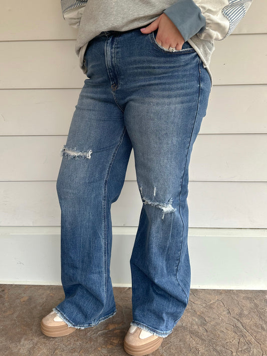 The Haleigh Denim -Curvy Comfort Stretch