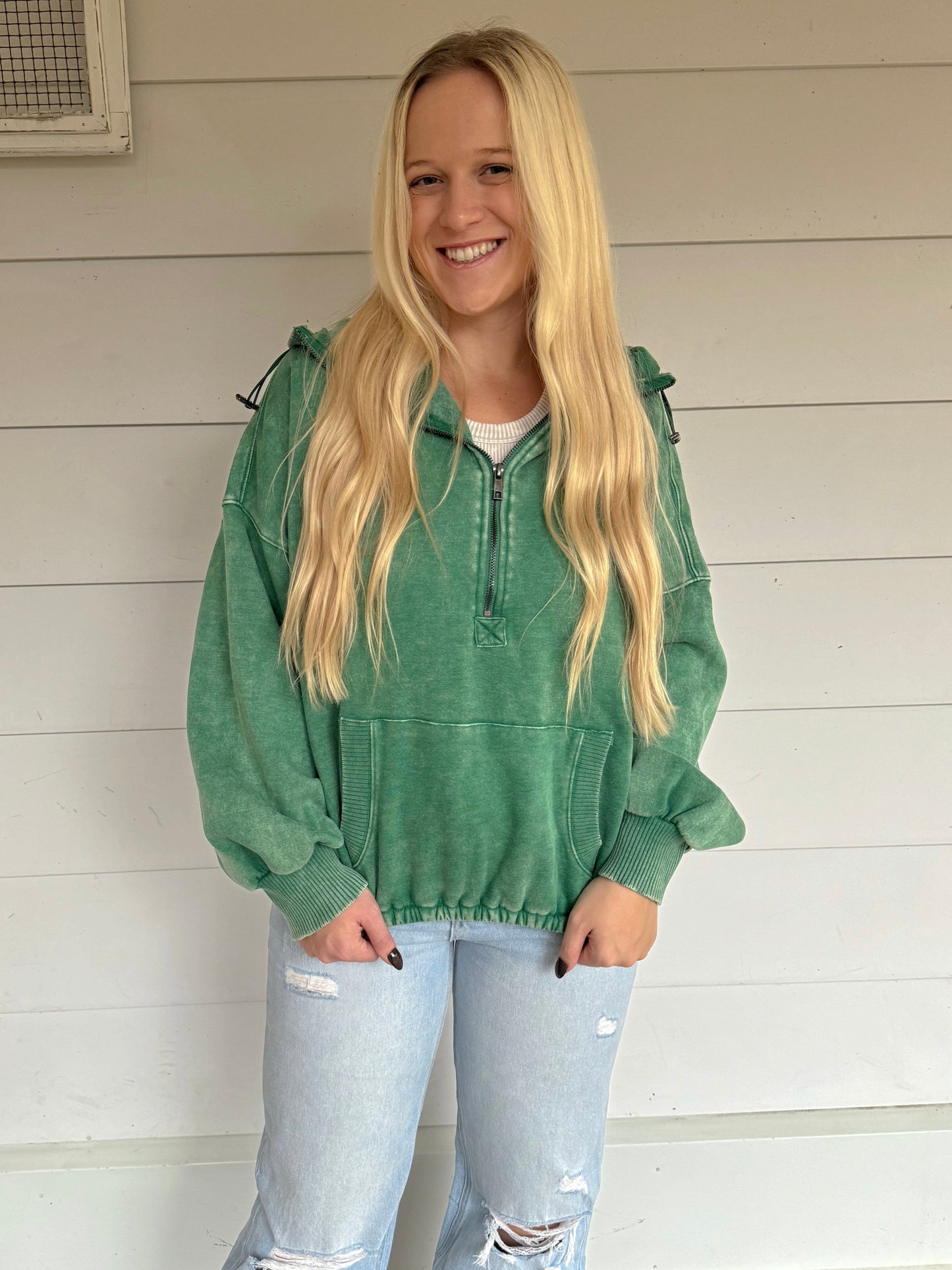 Avery Hoodie -Forest