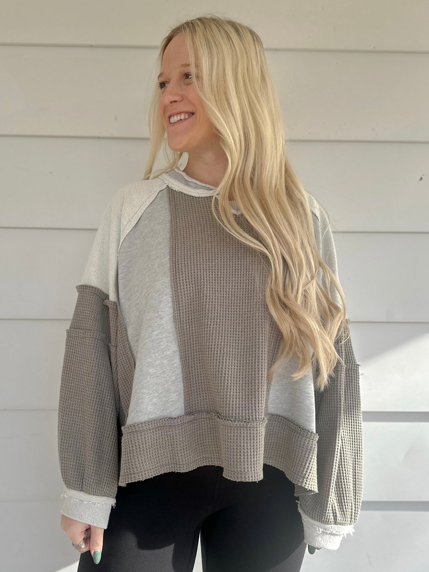 Valerie Waffle Knit Top