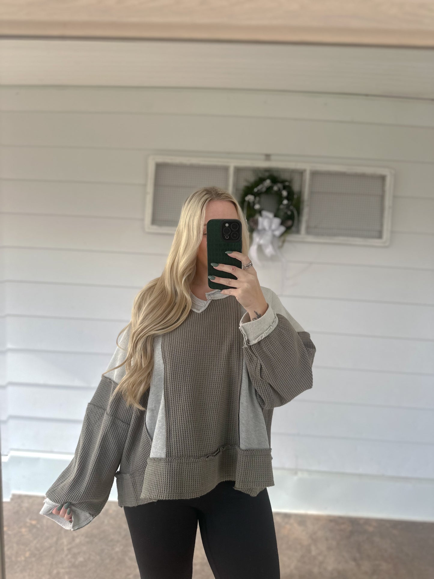 Valerie Waffle Knit Top